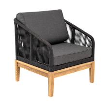 Кресло плетеное для уличных кафе и ресторанов